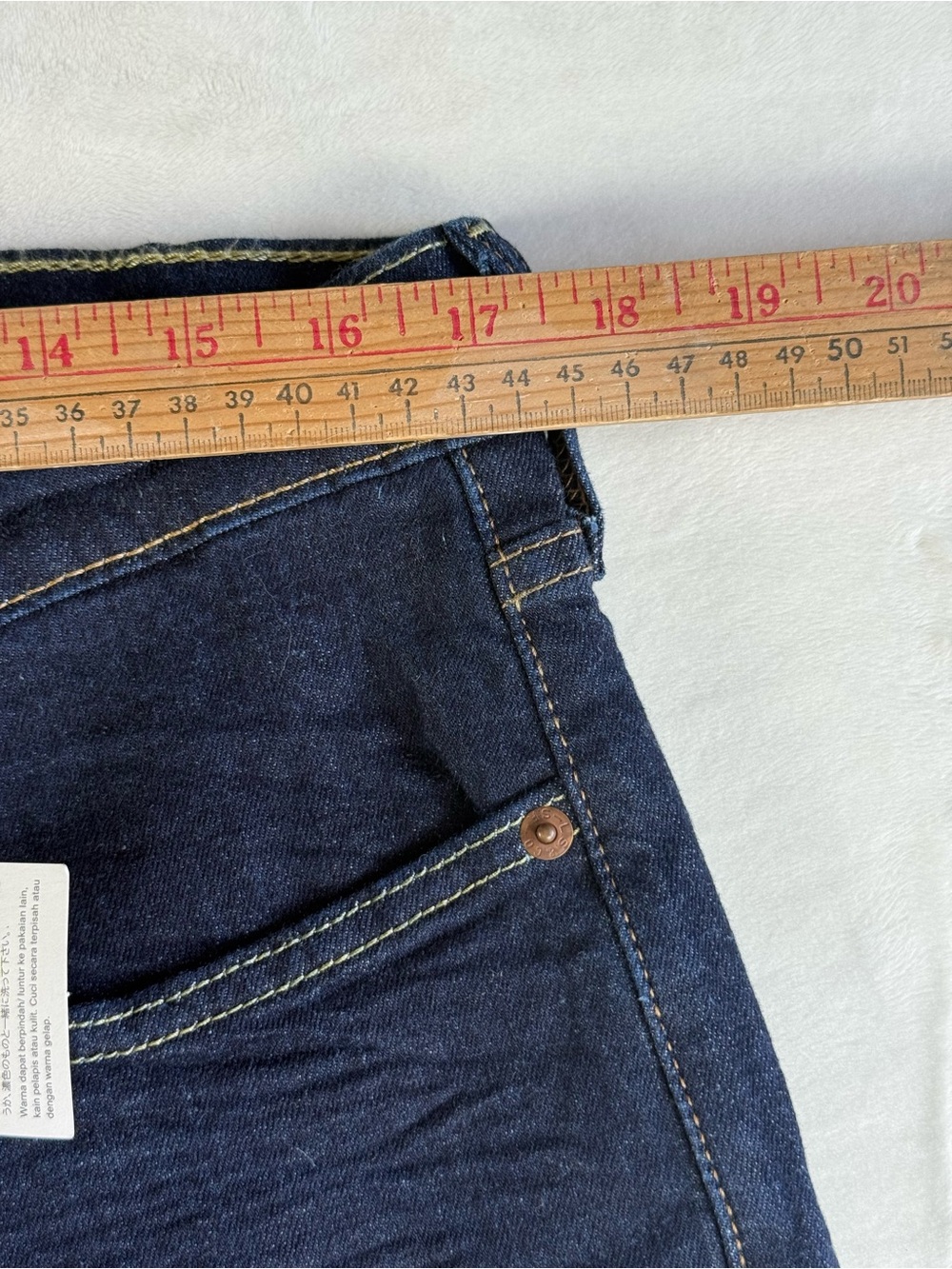Levi's 514 Men's Indigo Straight-Leg Jeans Stretch 34x32 NWT Denim - Picture 6 of 11